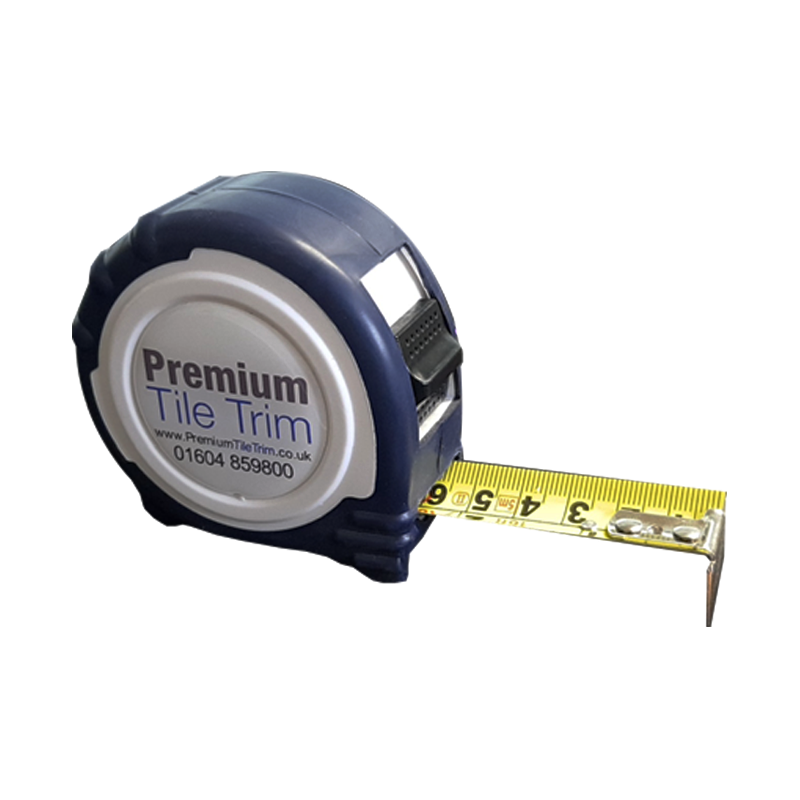 Premium Tile Trim Metric & Imperial Tape Measure 5m Premium Tile Trim